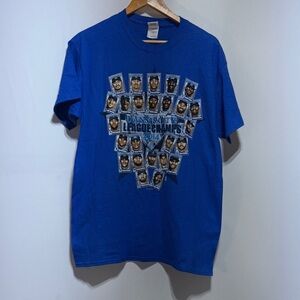 Kansas City Royals League Champs 2014 Blue Graphic T-Shirt Size Large NWT
